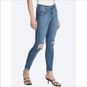 Nobody Denim Cult Skinny Distressed high rise Blue  jeans size 25